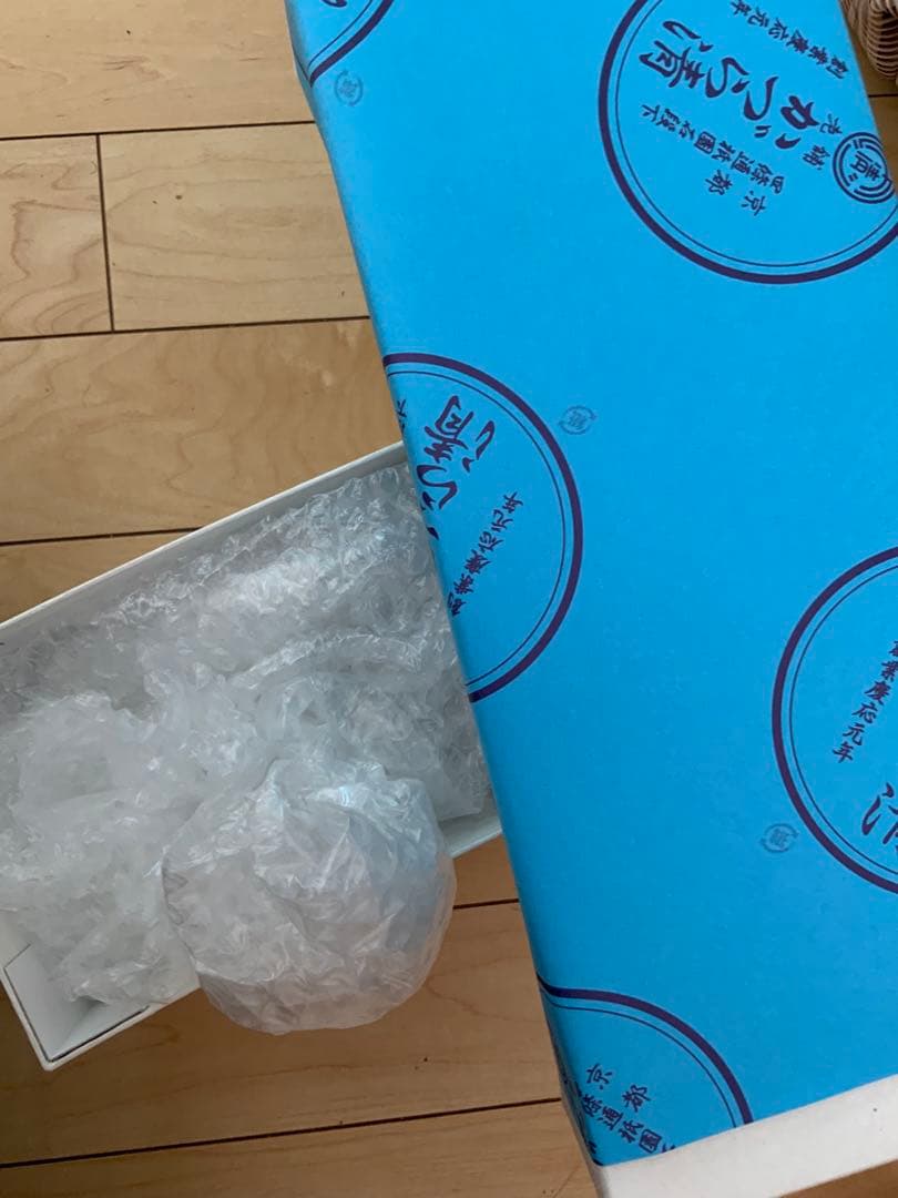 新品未使用　かづら清　和装用　バッグ　ネイビー　チェック柄