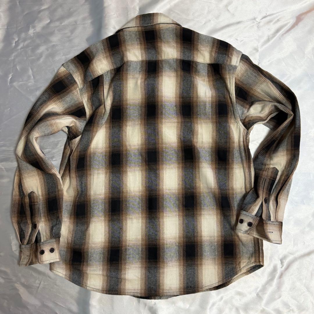 oksoon フランネルチェックシャツ