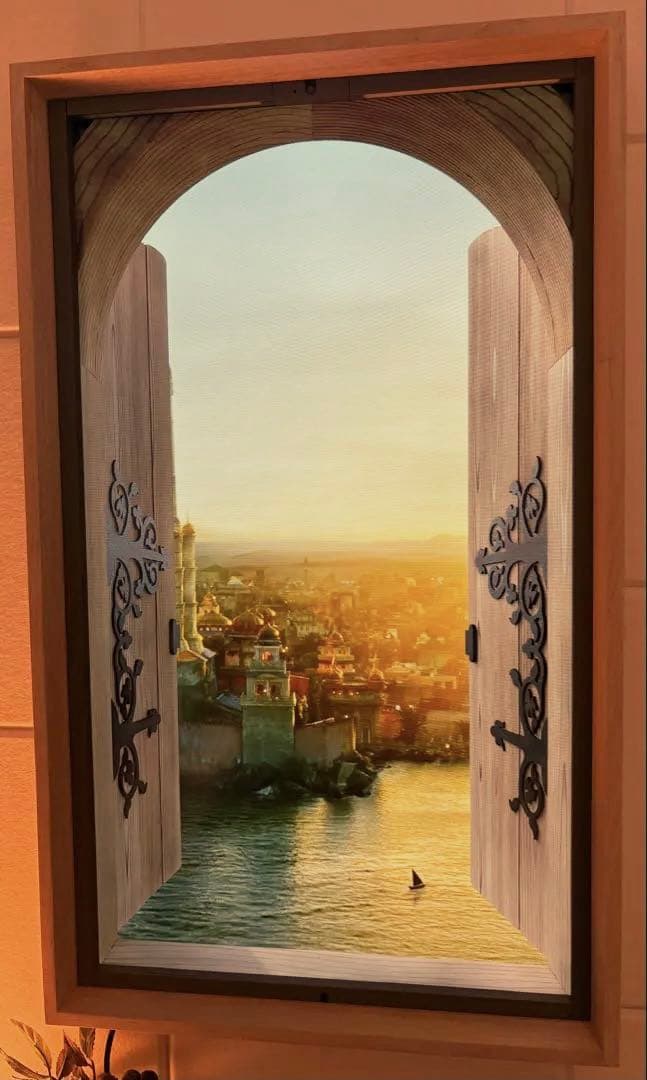 【美品】 atmoph window 2 Disney 木製カリモク