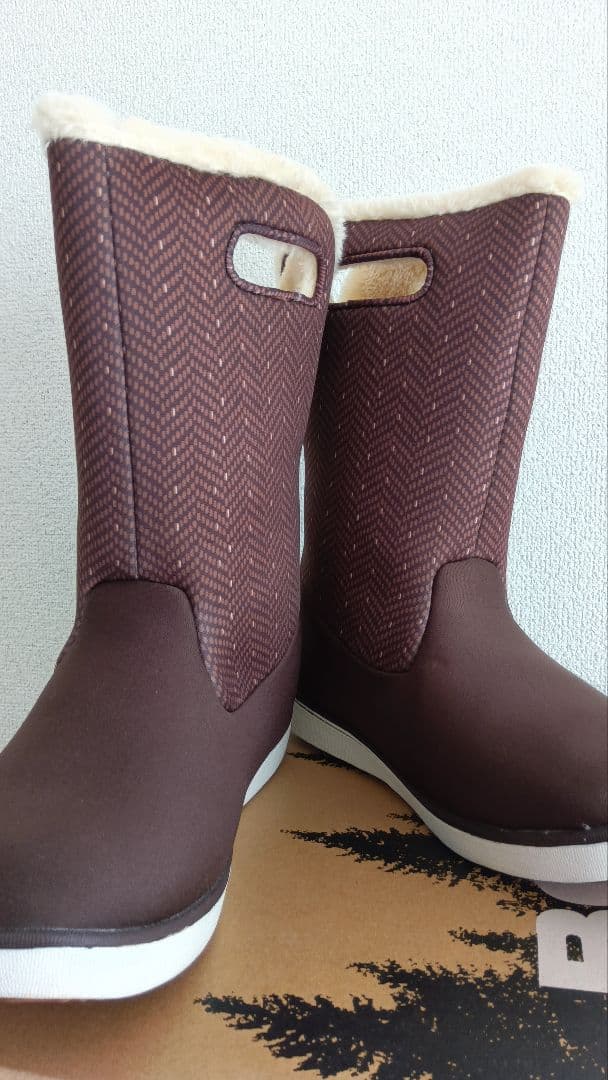 Bogs ブラウン ロングブーツ スノーブーツ MID BOOTS