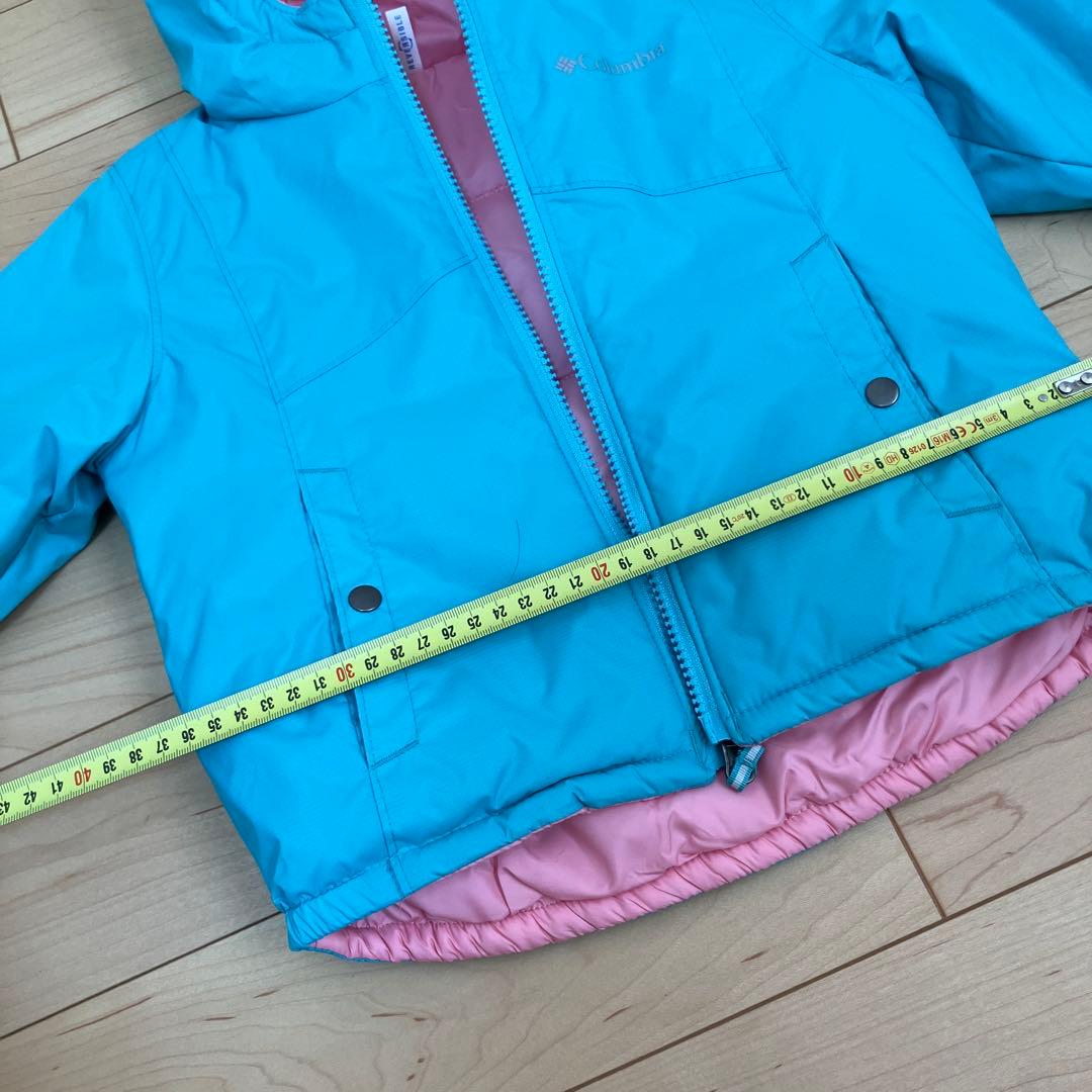 Columbia キッズ　スキーウェア　3T 100 ピンク×エメラルド