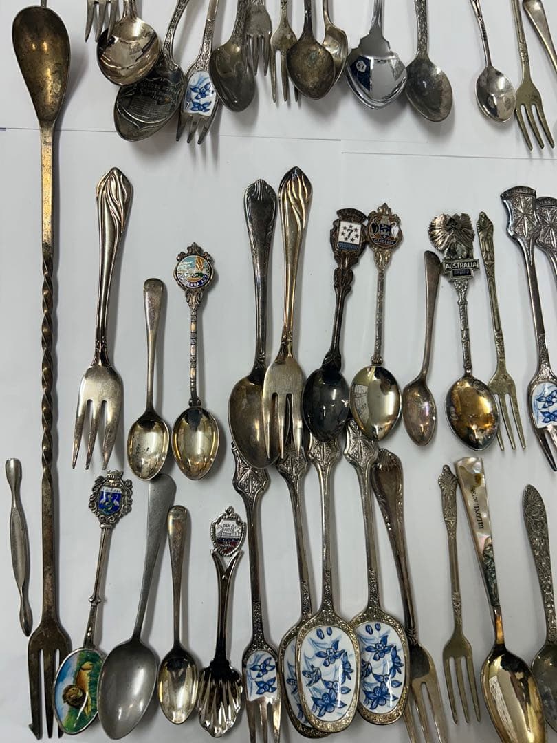 ST-27 ヴィンテージ/アンティーク/スプーン/フォークお箸まとめ売り/82本