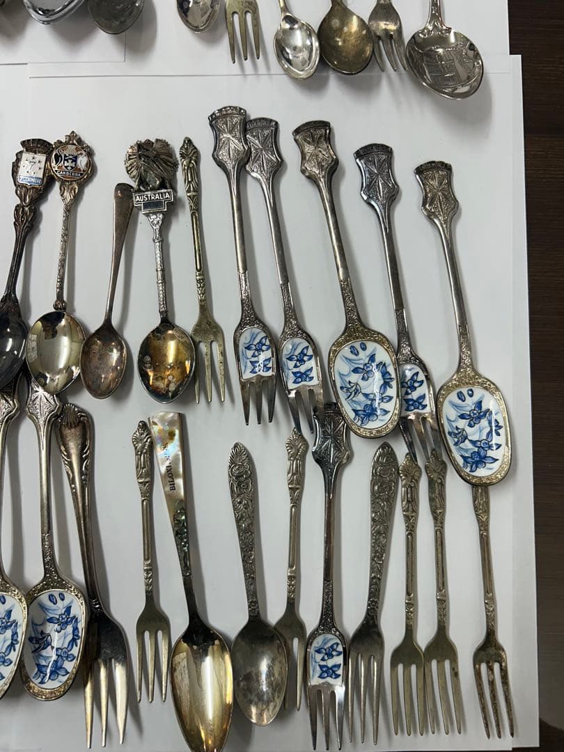 ST-27 ヴィンテージ/アンティーク/スプーン/フォークお箸まとめ売り/82本