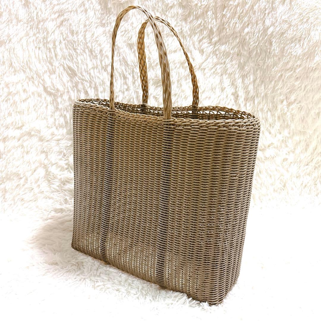 ⭐︎美品　PALOROSA パロローサ　かごバック　トート　ベージュ　グレージュ