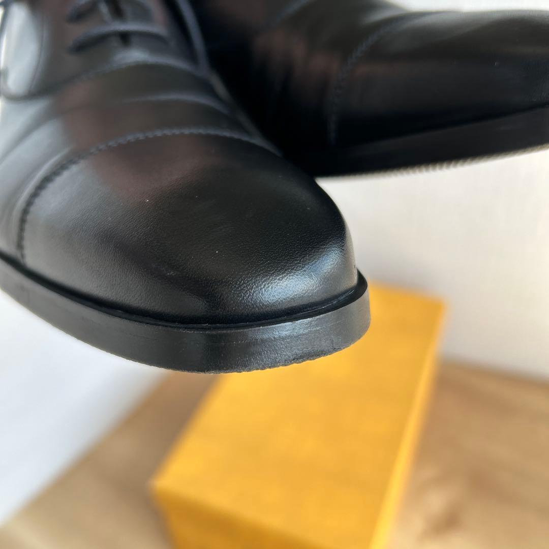 REGAL ブラックレザー ドレスシューズ キャップトゥ　24cm