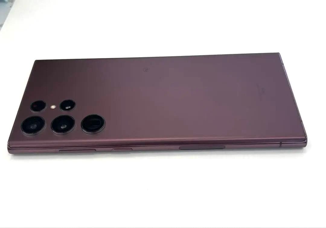 ① 美品　GALAXY S22 UItra バーガンディ　256GB