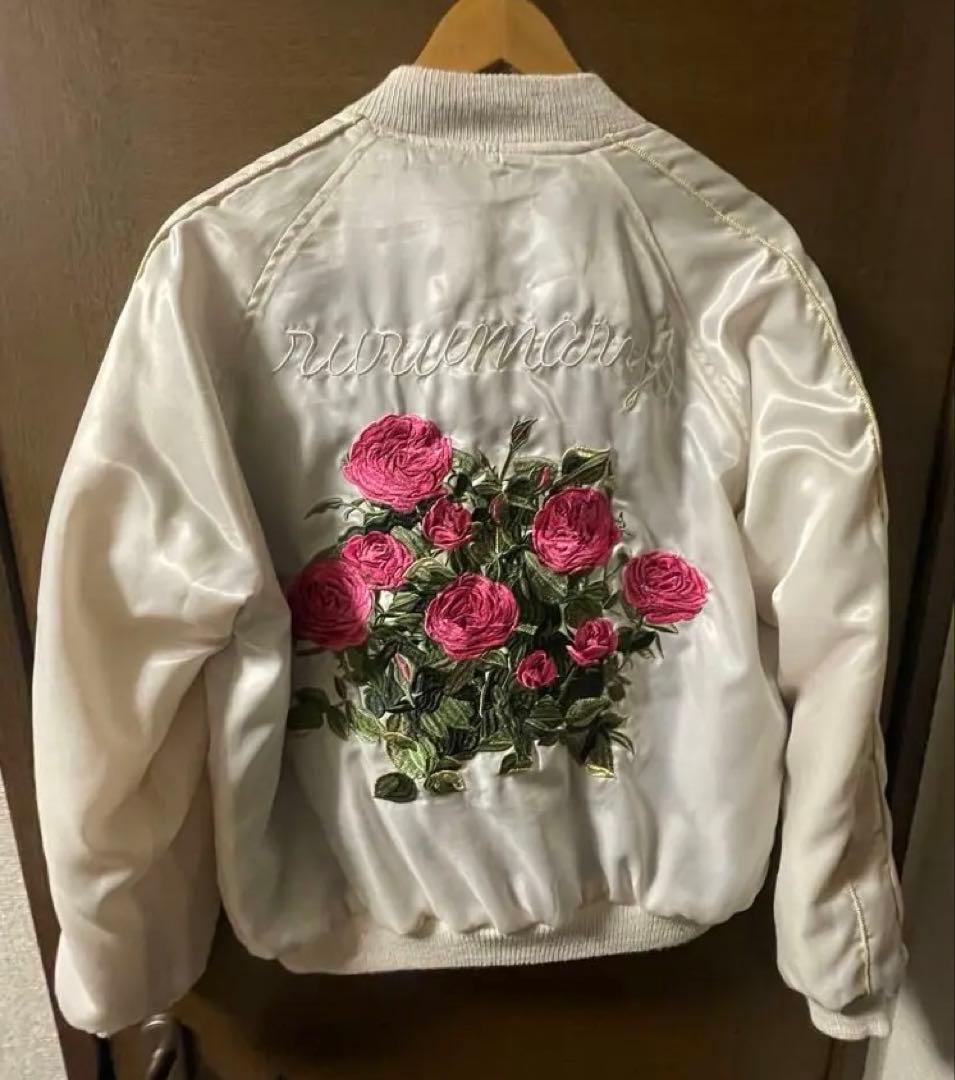 BEAMS×ルルメリー リバーシブルスカジャン