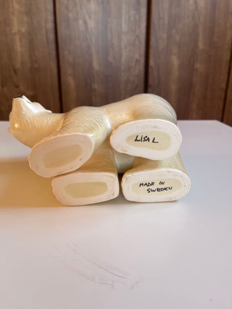 リサ・ラーソン／Lisa Larson(スエーデン)シロクマ親子