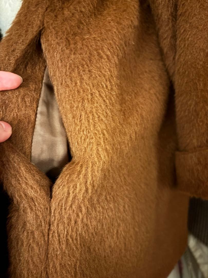 samuel ブラウン アルパカウール　コート