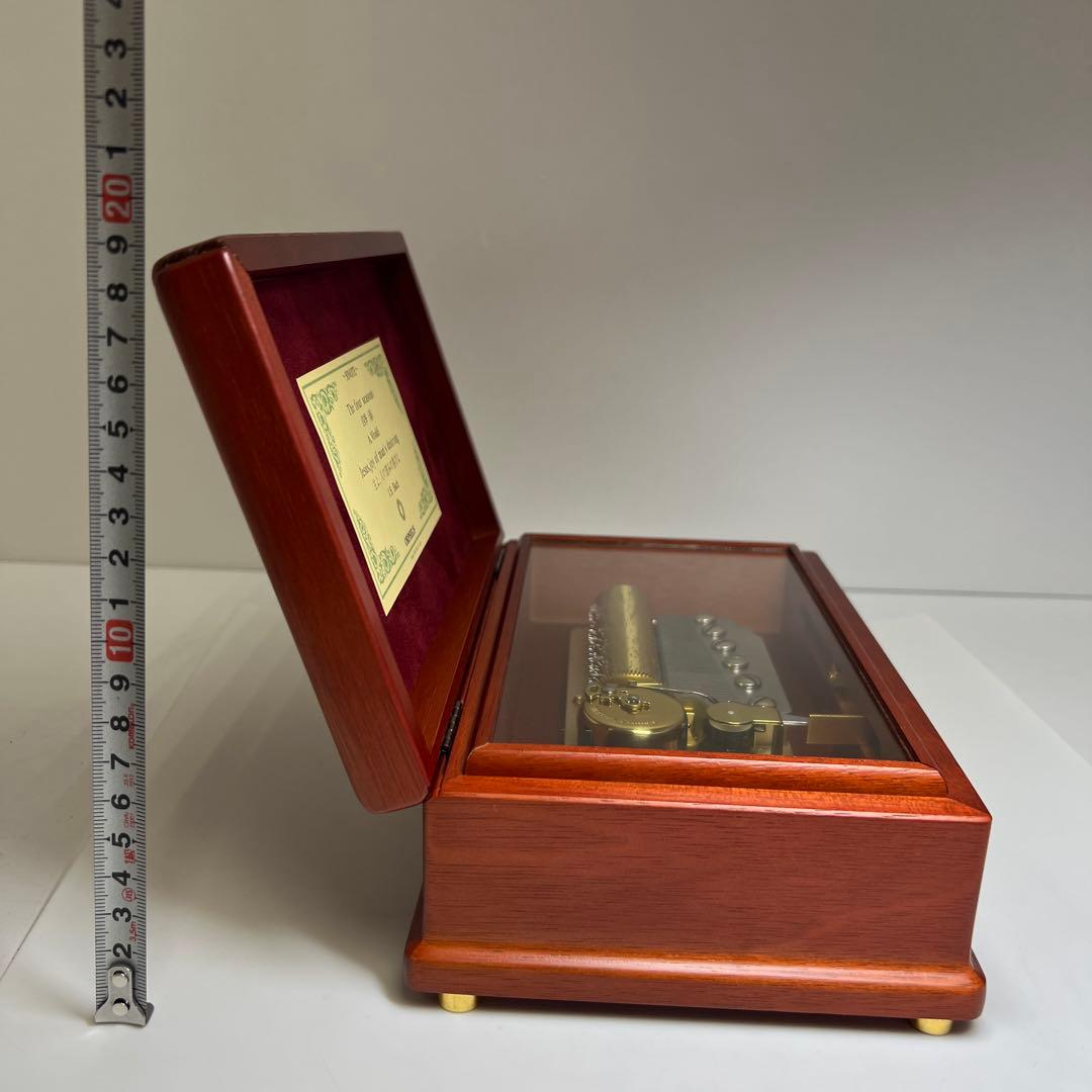 オルフェウス　シリンダー式オルゴール2曲50弁　共箱　東Y8-0123☆1F