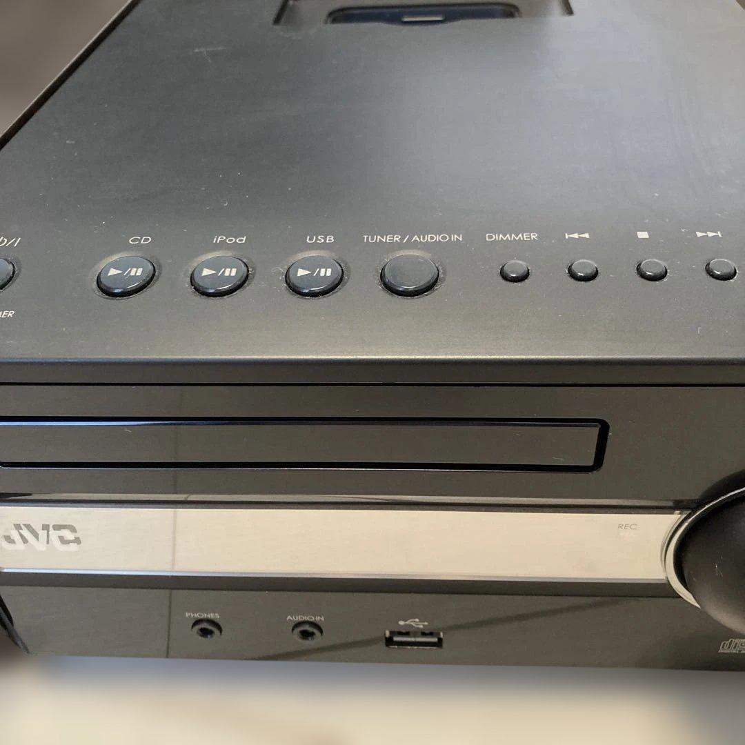 JVC ミニコンポ CDプレーヤー USB iPod接続