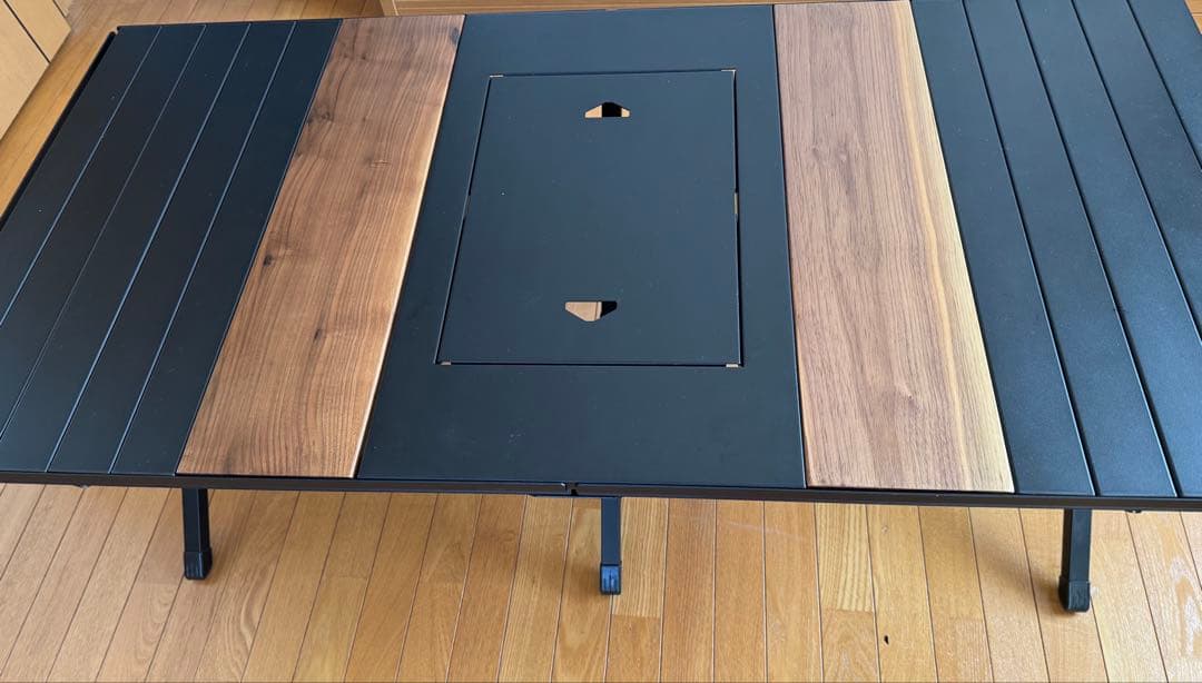 ラーテルワークス　ウッドパネルテーブル120