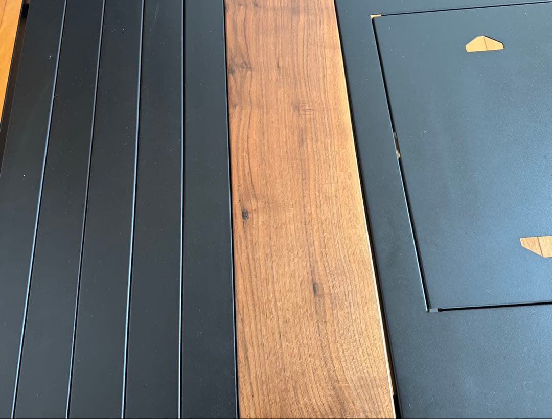 ラーテルワークス　ウッドパネルテーブル120