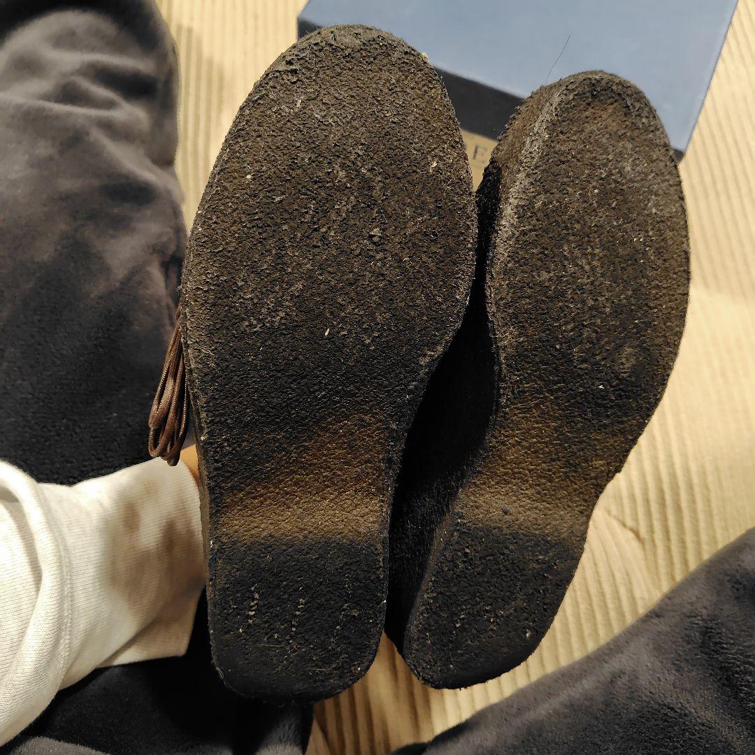 Sanders　BEAMSBOY別注 ブラウン スエードブーツ 5H