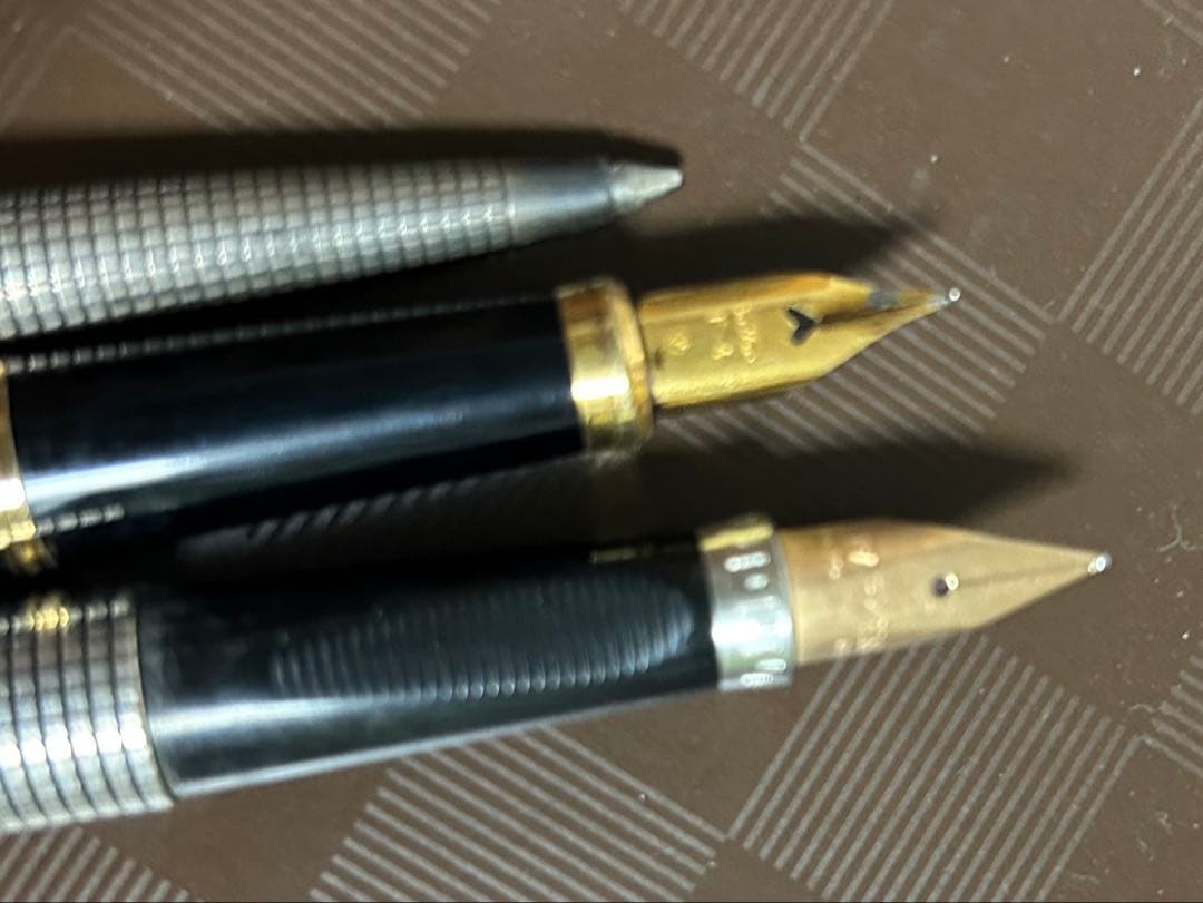 ヴィンテージ パーカー 75 シセレ 万年筆 スターリング 14k ３本セット