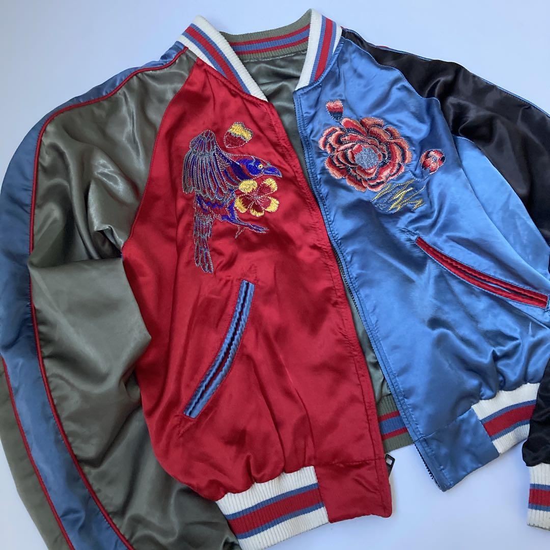 DIESEL ディーゼル スカジャン リバーシブル 刺繍 レディースMサイズ