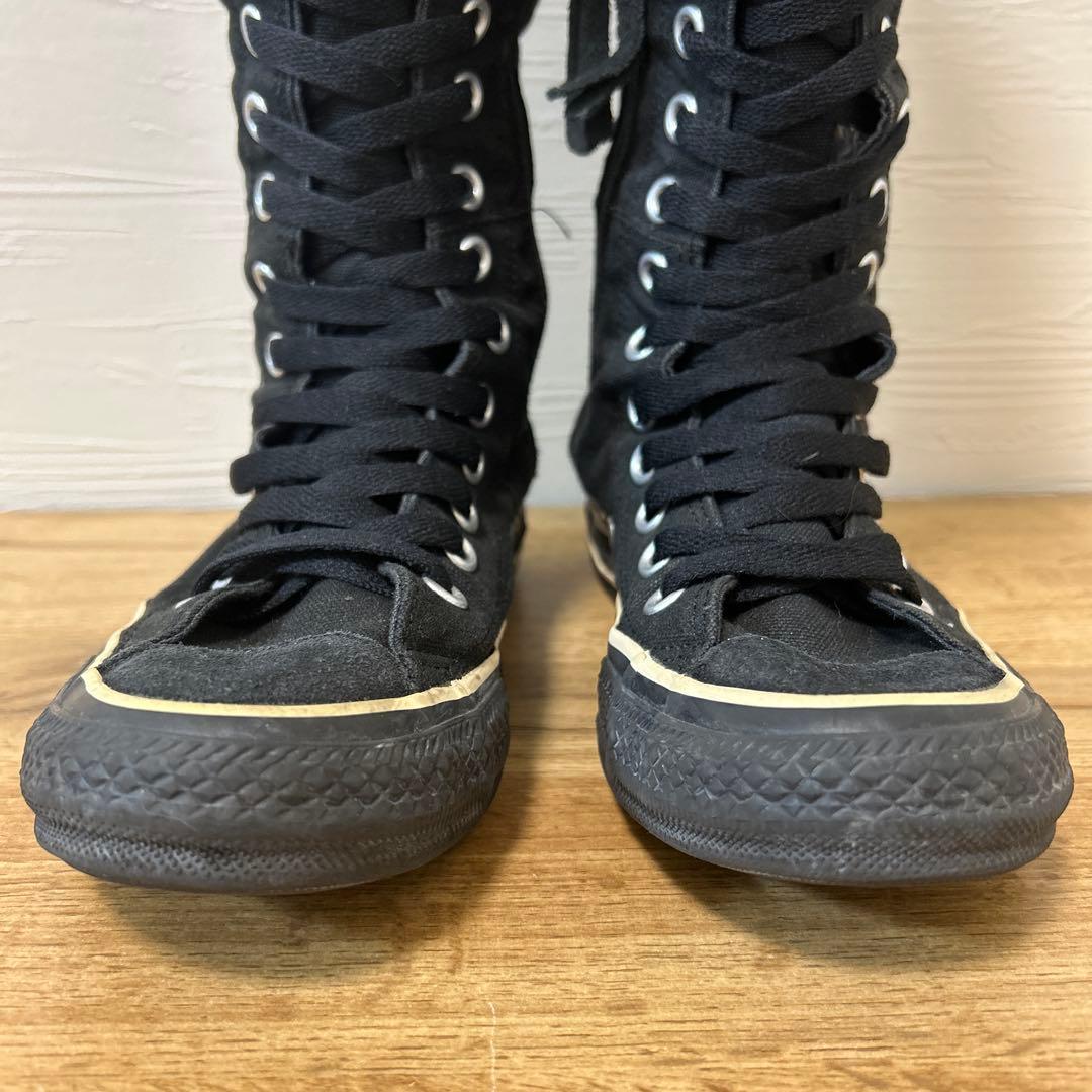 コンバース CONVERSE ファー ロングスニーカー Y2K 23.5
