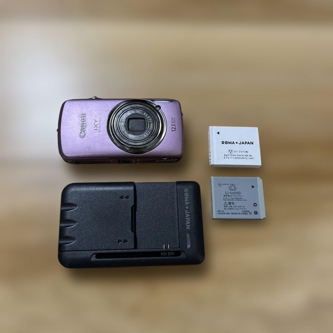 Canon IXY 12.1 MEGA PIXELS パープル