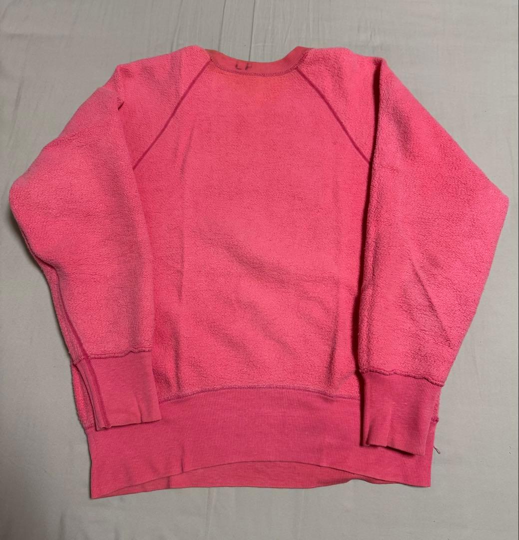 ビンテージ！60’s〜 カレッジ フロッキー スウェット