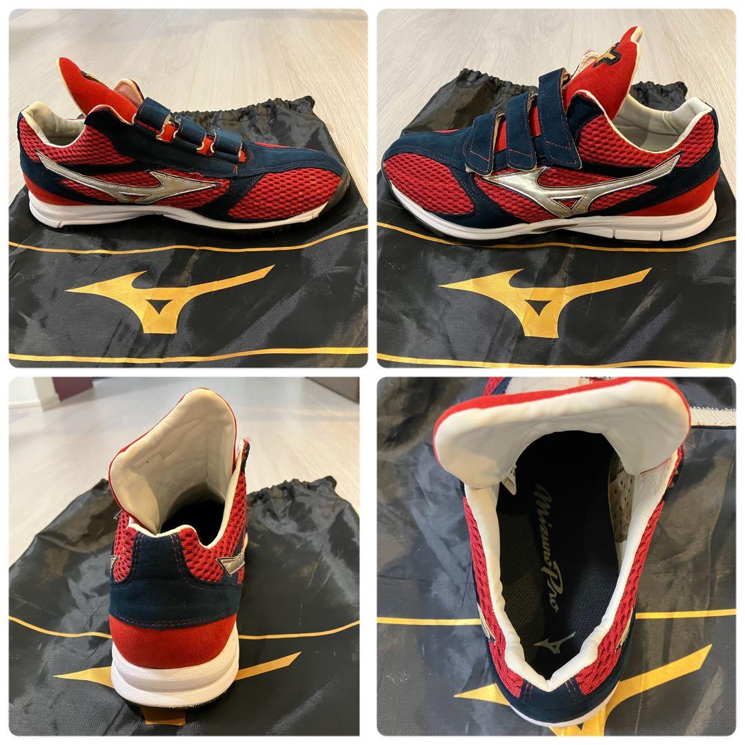 【TT8J】ミズノプロ オーダー 野球 アップシューズ 赤