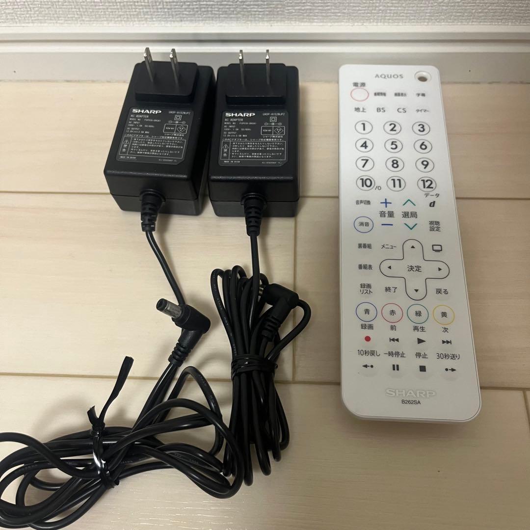 シャープ ポータブル液晶テレビ AQUOS ブラック 2T-C12AF