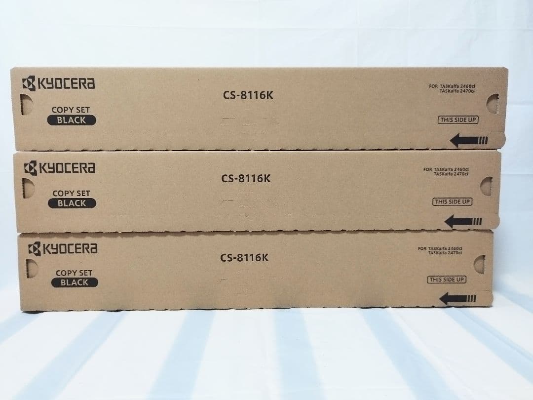 新品 京セラ 純正トナー CS-8116K ブラック ３箱