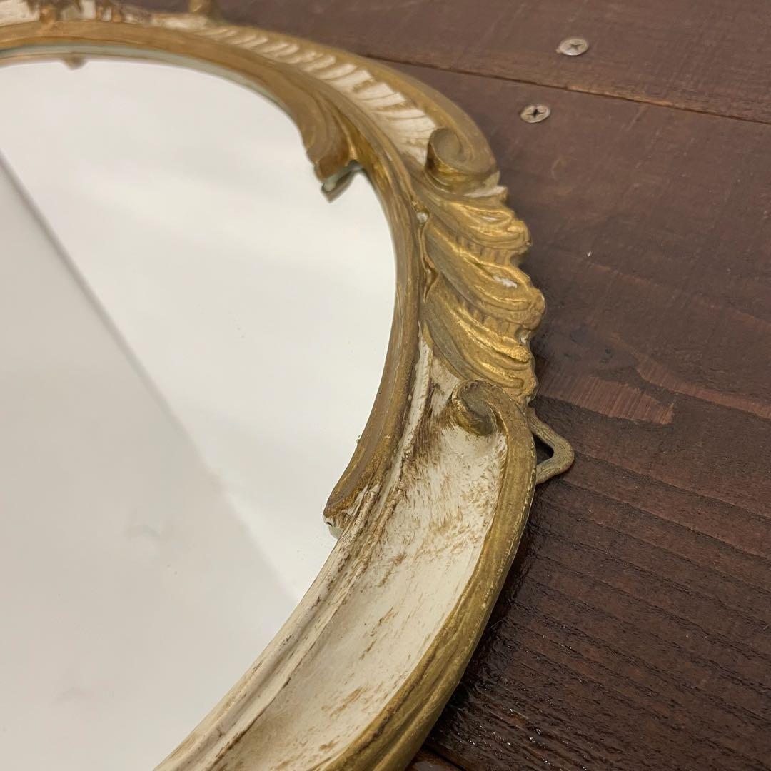 アンティークミラー イタリア製 ロココ調