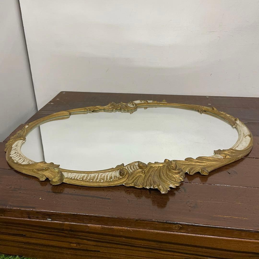 アンティークミラー イタリア製 ロココ調
