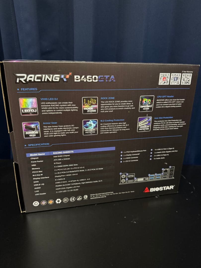 Intel Core i5-10400 Gen + B460 GTA セット