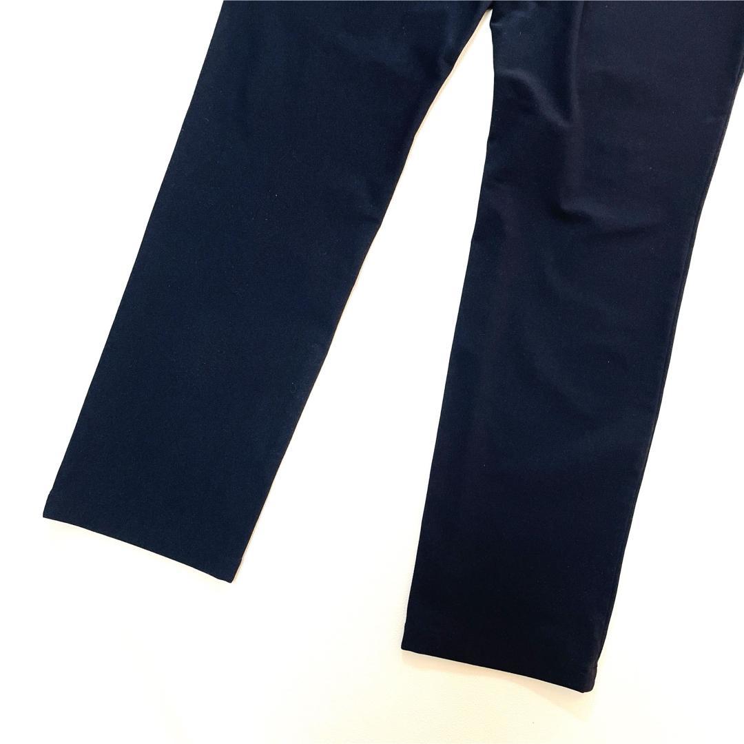 6603 ブリーフィング　ロングパンツ　ストレッチ　ブラック