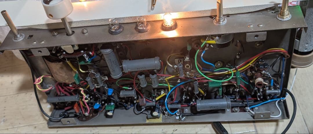 七欧通信機 木箱ST真空管ラジオ 昭和レトロ bluetooth付