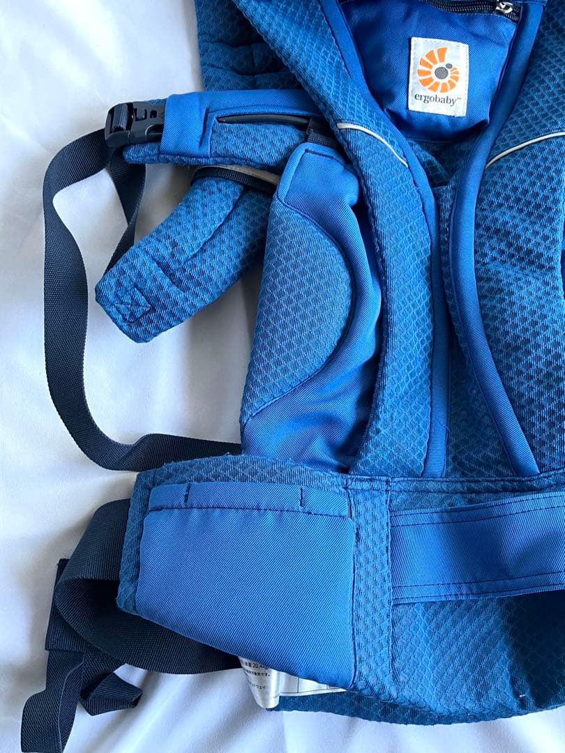 【美品】エルゴベビー オムニブリーズ サファイアブルー 赤ちゃん 抱っこ紐
