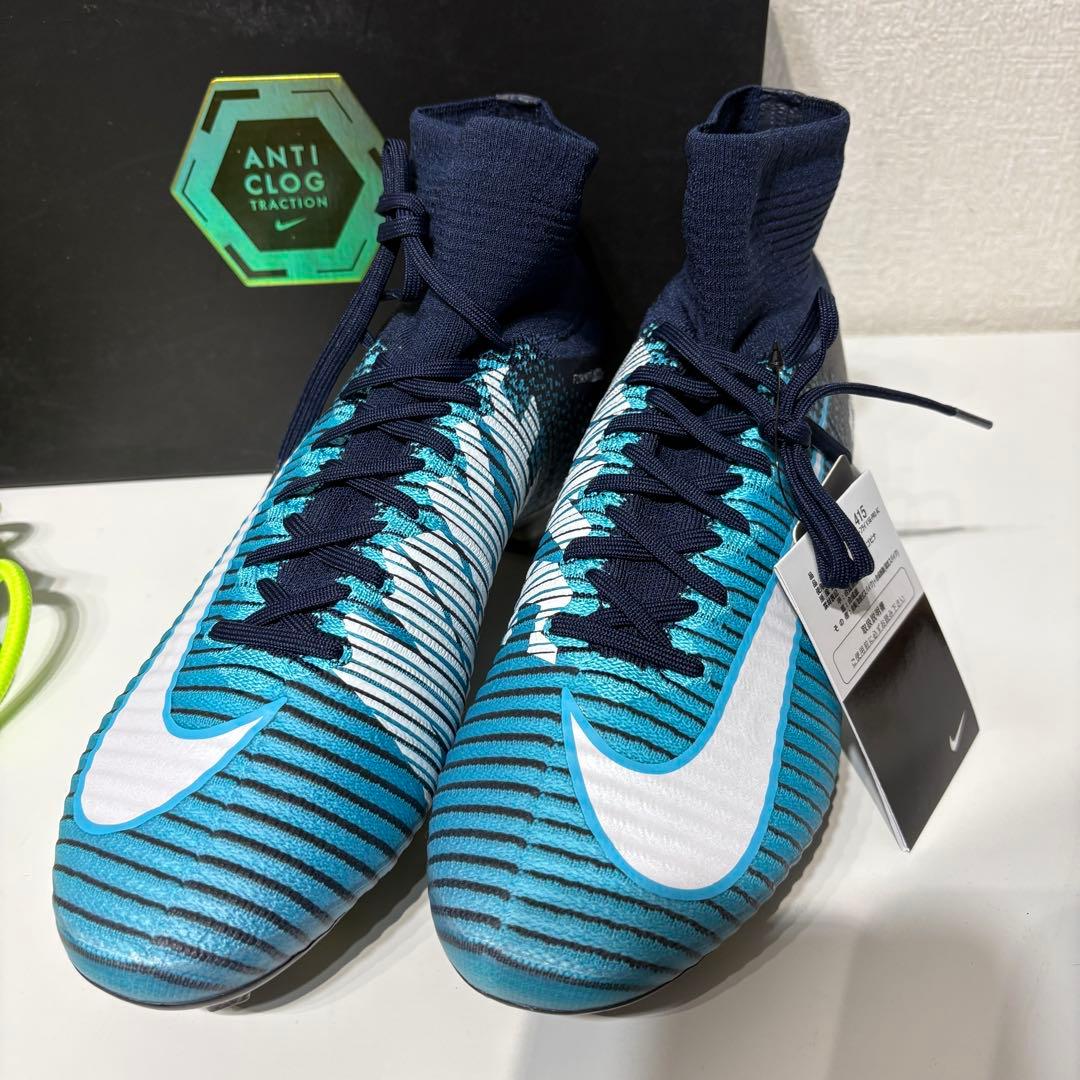 ナイキ マーキュリアル スーパーフライ V SG-PRO サッカー スパイク 青