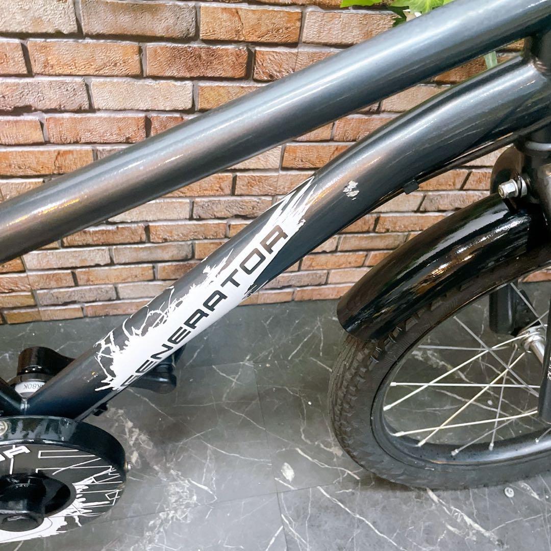 【57】子供用自転車 子供車 GENERATOR グレー 18インチ