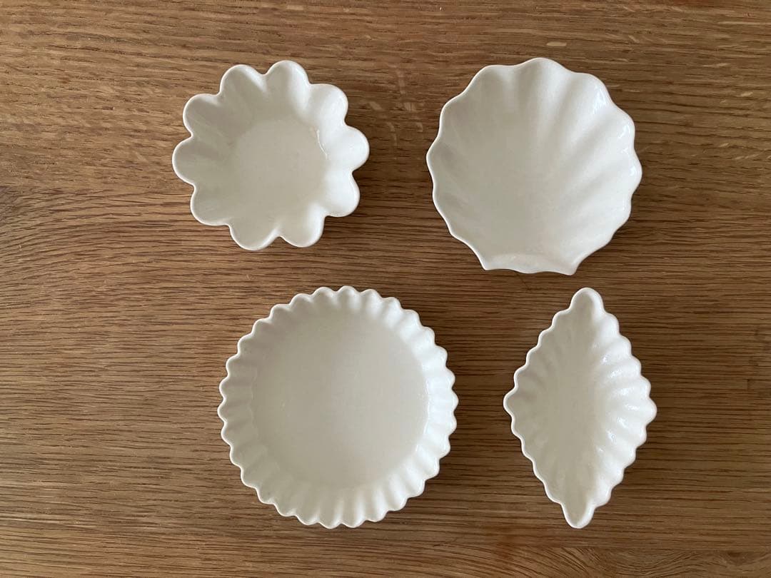 長峰菜穂子さんの豆皿 4枚セット