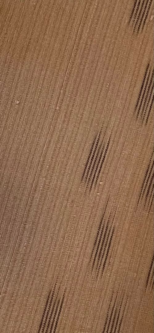 九寸名古屋帯　紬地　縦縞　超美品