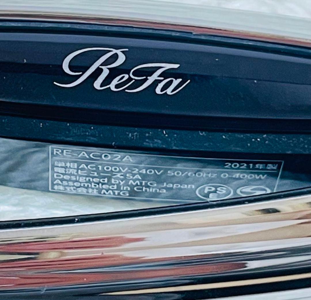【極美品】Refa RE-AC02A ストレートアイロン ホワイト 正規品