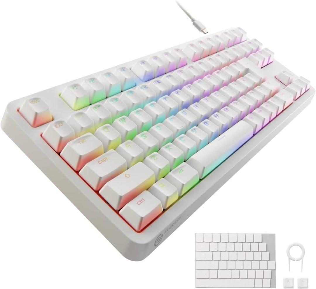 新品 エレコム V custom VK310S TK-VK310SWH 銀軸