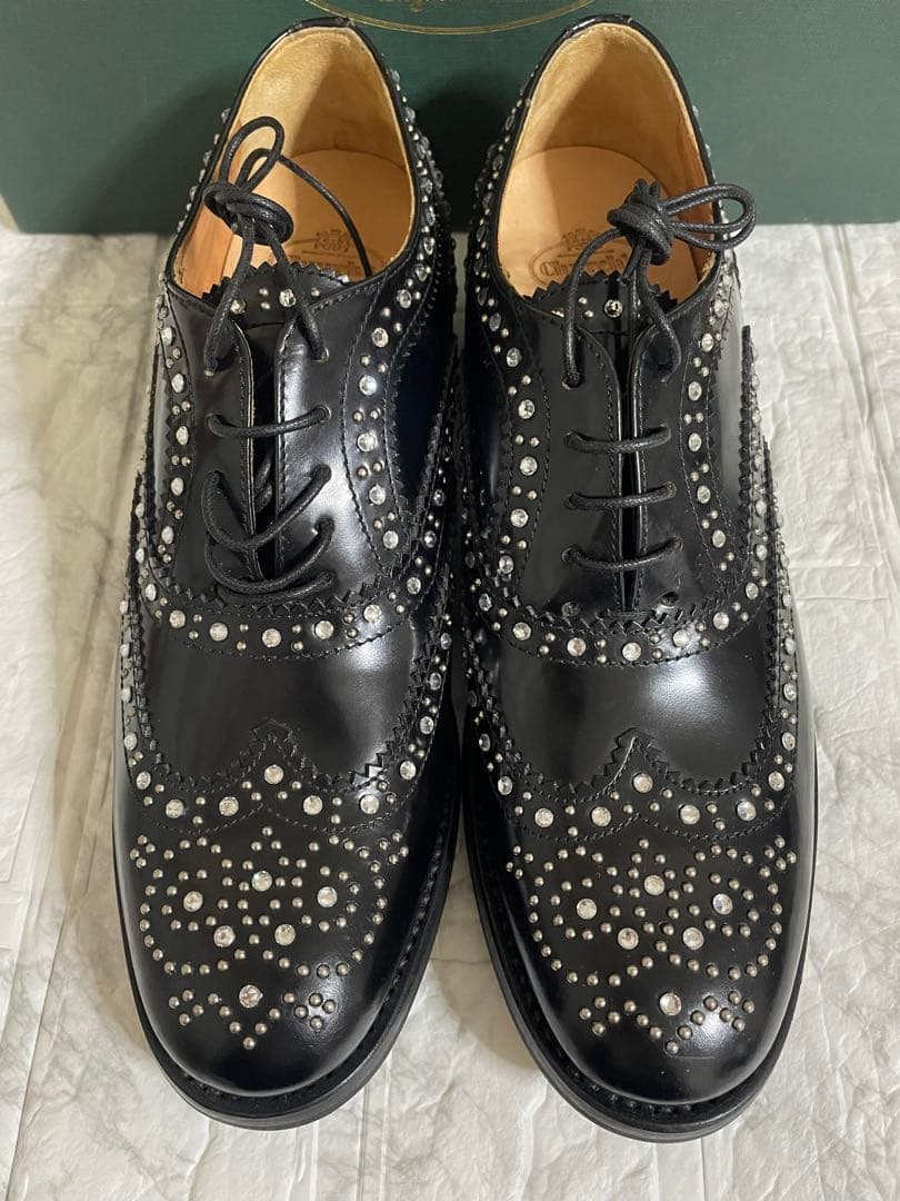 新品未使用　 Church’s Churchs スタッズシューズ　チャーチ靴