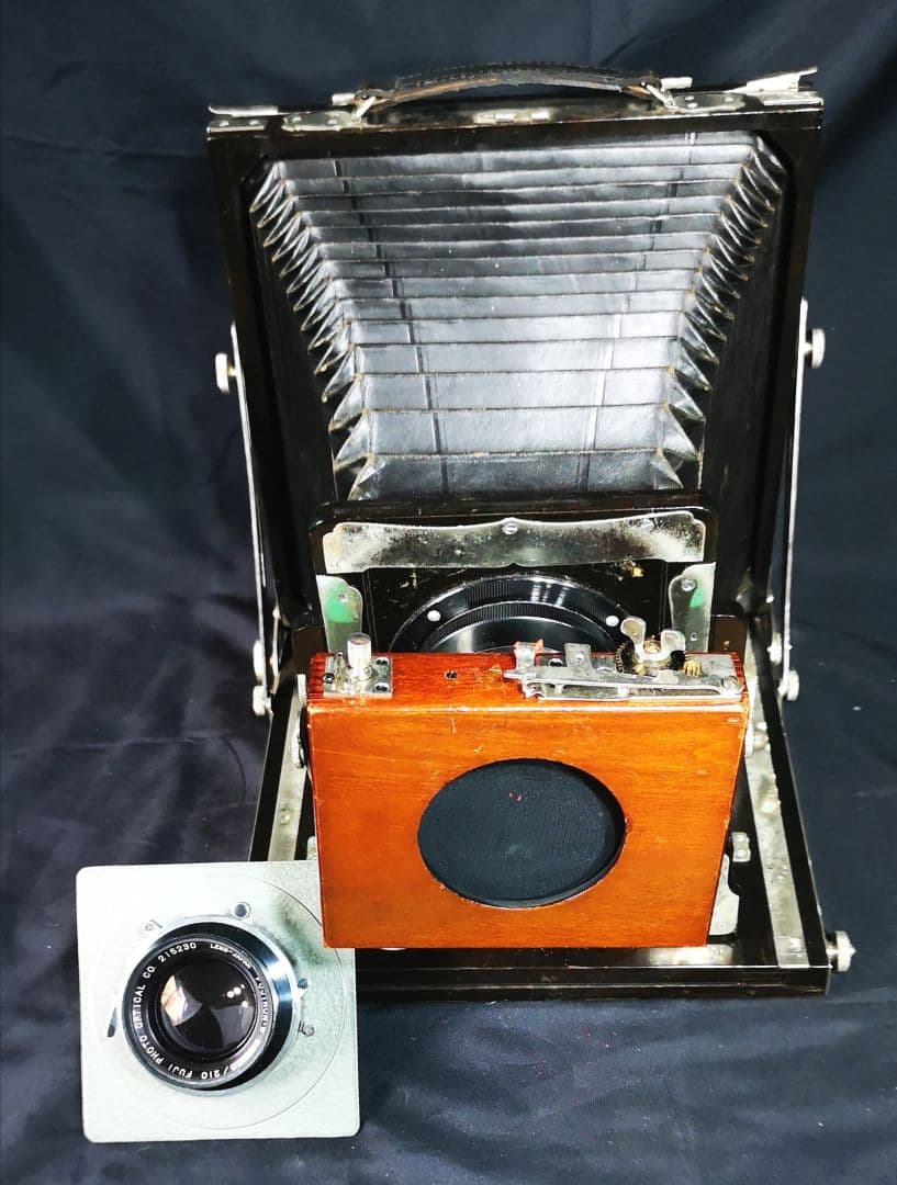 昭和レトロ＆レア品 古い蛇腹カメラ「ジャンク」