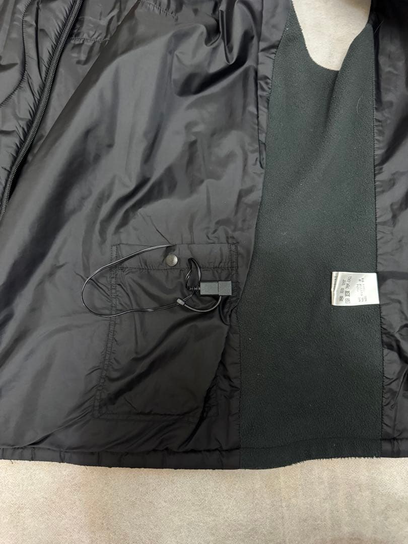 ビームスゴルフ×ワイルドシングデナリパーカ　電熱ベスト付　紺M