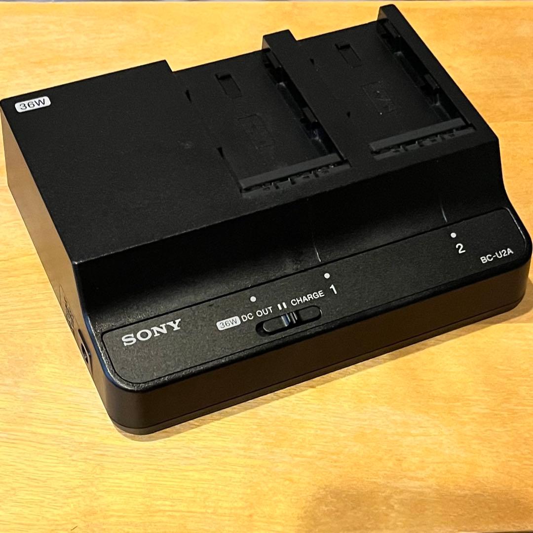 SONYバッテリーチャージャー + 純正バッテリー2本 + Hiroseケーブル
