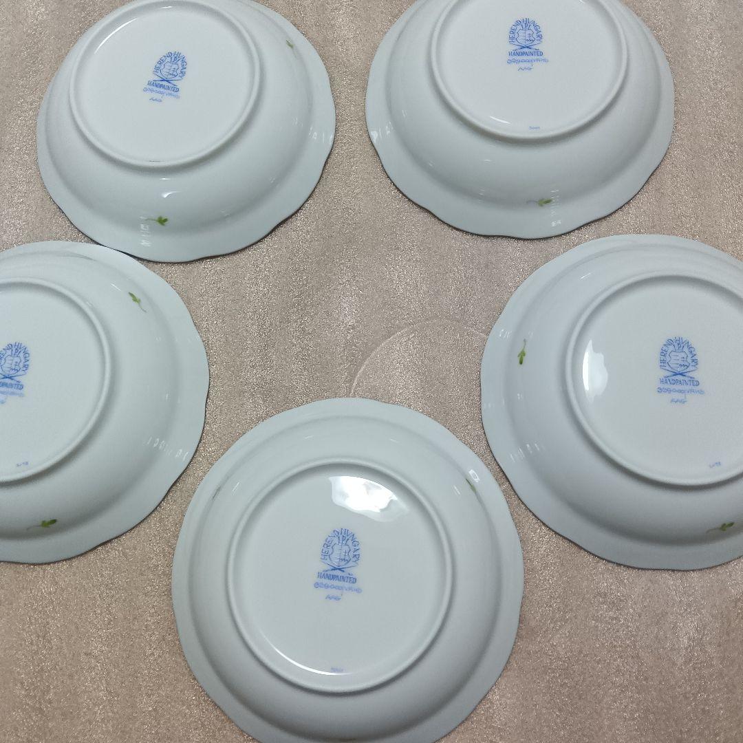 新品✨️Herend/ヘレンドウィーンの薔薇　オリエンタルボウル 5枚セット