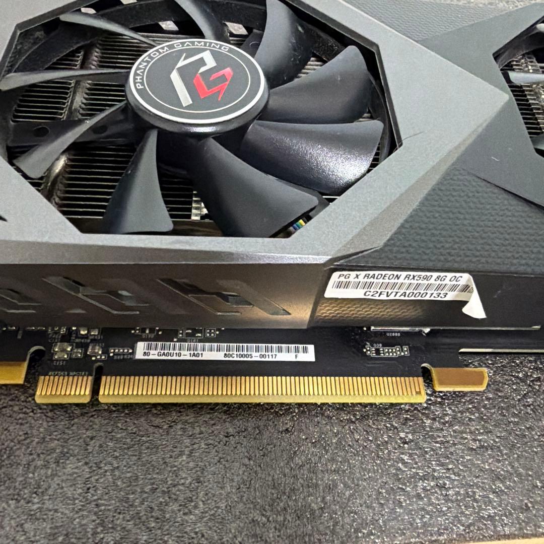 グラフィックボード・グラボ・ビデオカード ASRock Radeon RX590 8GB