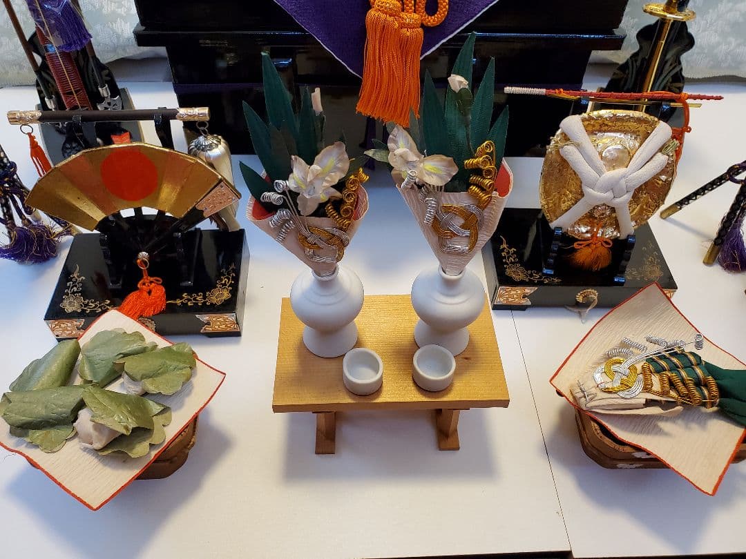 【お値下げしました！】五月人形 兜飾り 端午の節句 弓矢 刀 鯉のぼり セット