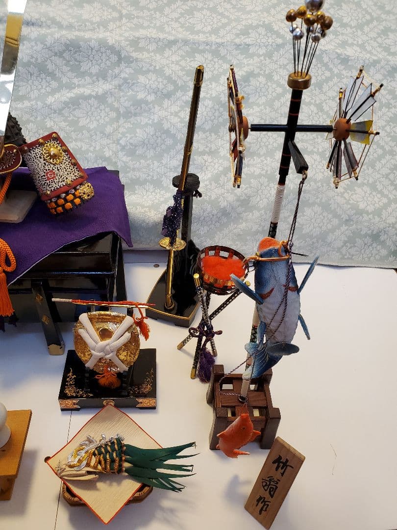 【お値下げしました！】五月人形 兜飾り 端午の節句 弓矢 刀 鯉のぼり セット