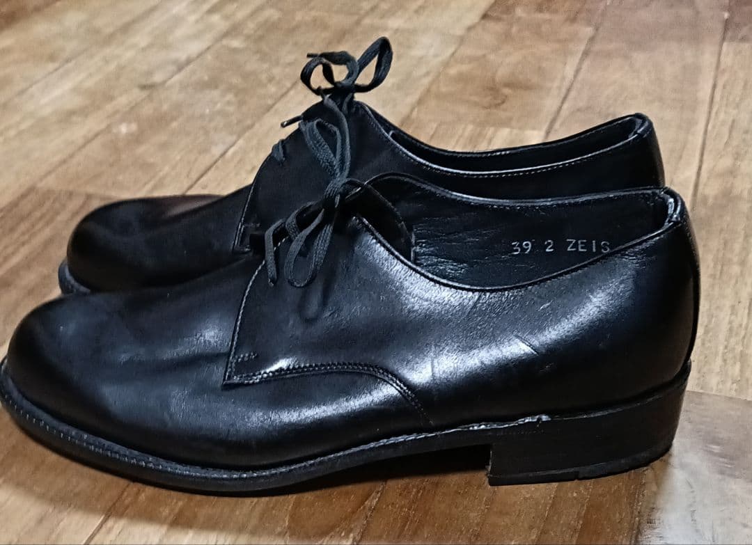 ビンテージ　デッドストック　イタリア　　サービスシューズ　39　1980　外羽根