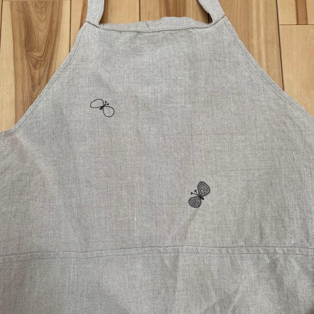 【希少‼️】ミナペルホネンchoucho リネンエプロン