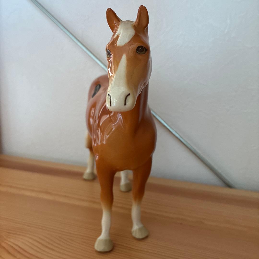 COOPERCRAFT イングランド　陶器　置物　オブジェ　馬　動物