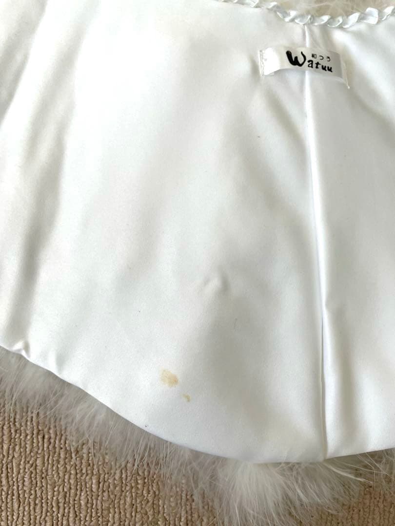 成人式　髪飾り　和装用バッグ　下駄　ファーショール　小物4点セット　和つう